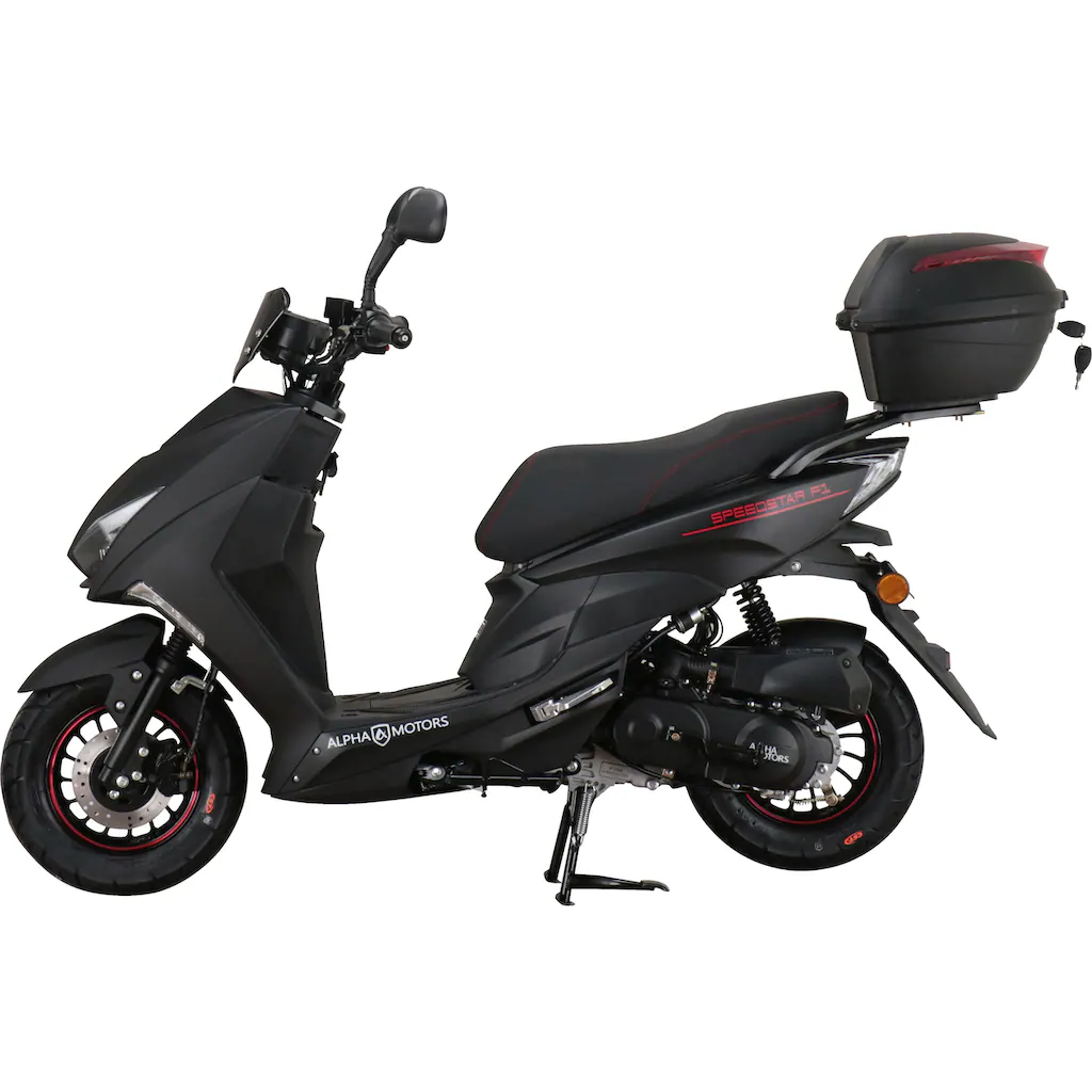 Alpha Motors Motorroller »Speedstar FI« 50 cm³ 25 km/h Euro 5 2 72 PS (mit Topcase) mit Lenkerschloss auf Rechnung online bestellen Sonderangebote