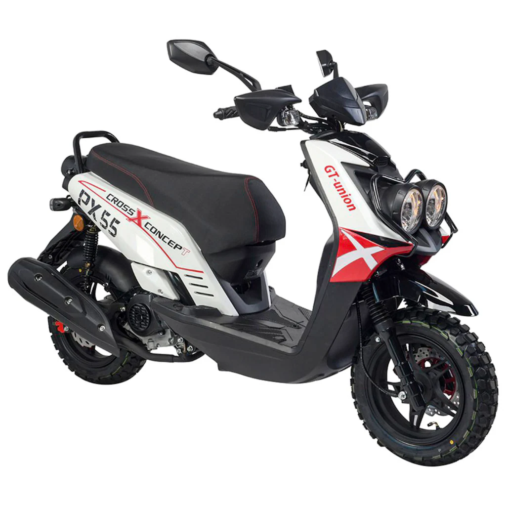 GT UNION Motorroller »PX55 Cross Conzept 45« 49 6 cm³ 45 km/h Euro 5 3 PS Luftgekühlter Motor auf Rechnung bestellen