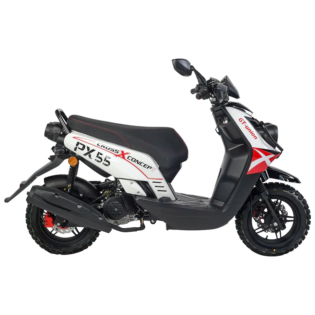 GT UNION Motorroller »PX55 Cross Conzept 45« 49 6 cm³ 45 km/h Euro 5 3 PS Luftgekühlter Motor auf Rechnung bestellen Begrenzte Freigabe