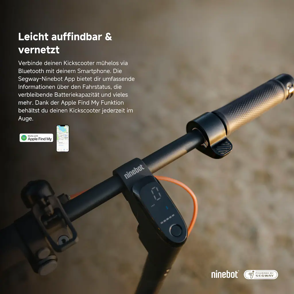 ninebot by Segway E-Scooter »KickScooter F2 PLUS D« Electric Scooter mit Straßenzulassung bis zu 55 km Reichweite Letzte 3 Tage