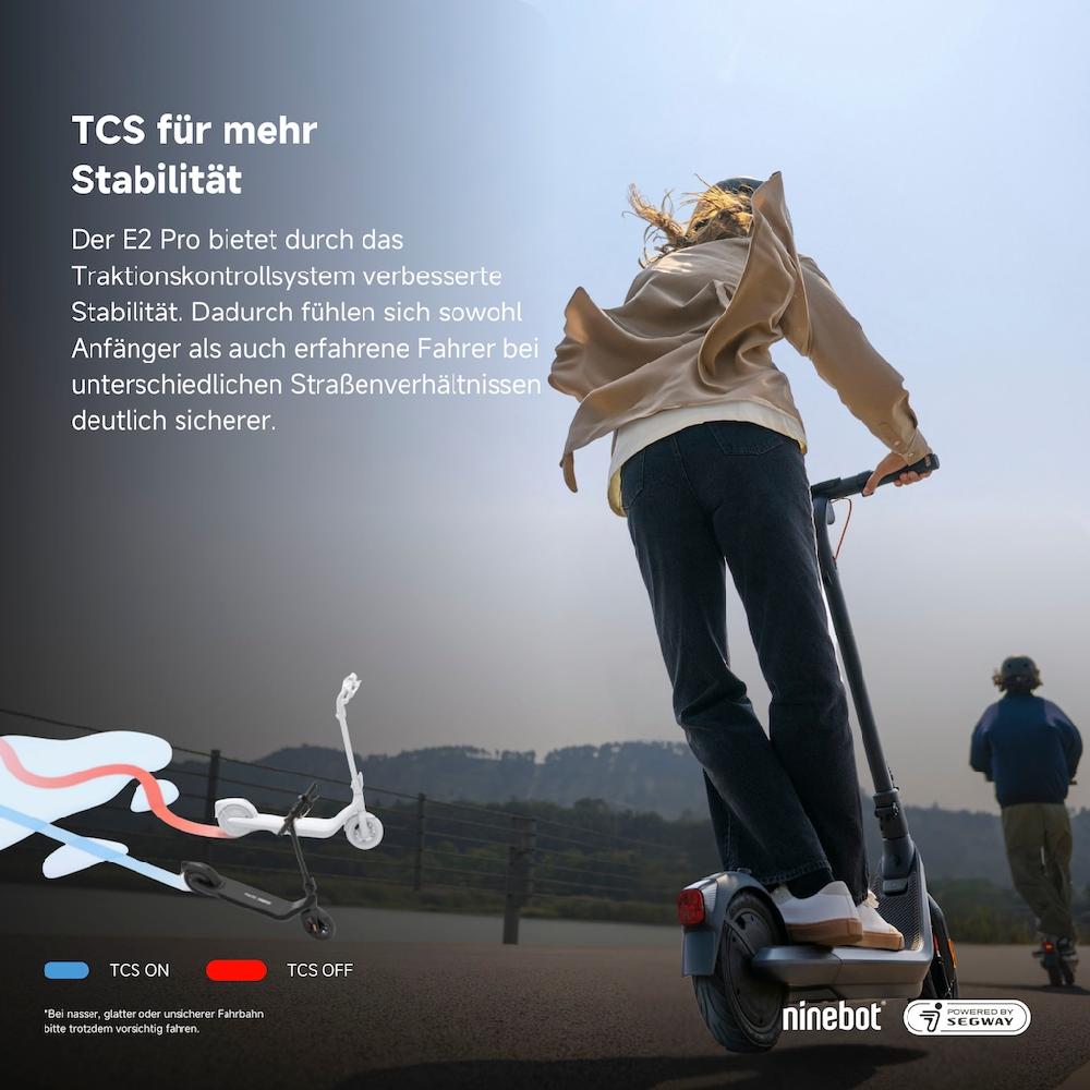 ninebot by Segway E-Scooter »KickScooter E2 PRO D« Electric Scooter mit Straßenzulassung bis zu 35 km Reichweite Neueste Stile