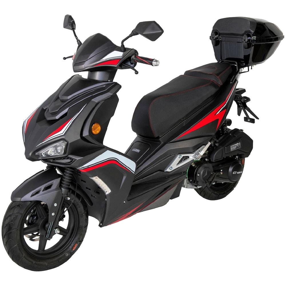 GT UNION Motorroller »Striker 125« 124 6 cm³ 85 km/h Euro 5 8 84 PS (Set mit Topcase) Luftgekühlter Motor auf Raten Nur für heute