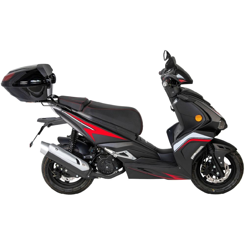 GT UNION Motorroller »Striker 125« 124 6 cm³ 85 km/h Euro 5 8 84 PS (Set mit Topcase) Luftgekühlter Motor auf Raten Nur für heute
