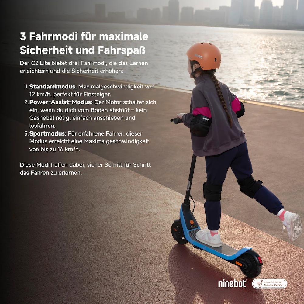 ninebot by Segway E-Scooter »KickScooter C2 Lite« Electric Scooter bis zu 14 km Reichweite Riesige Rabatte