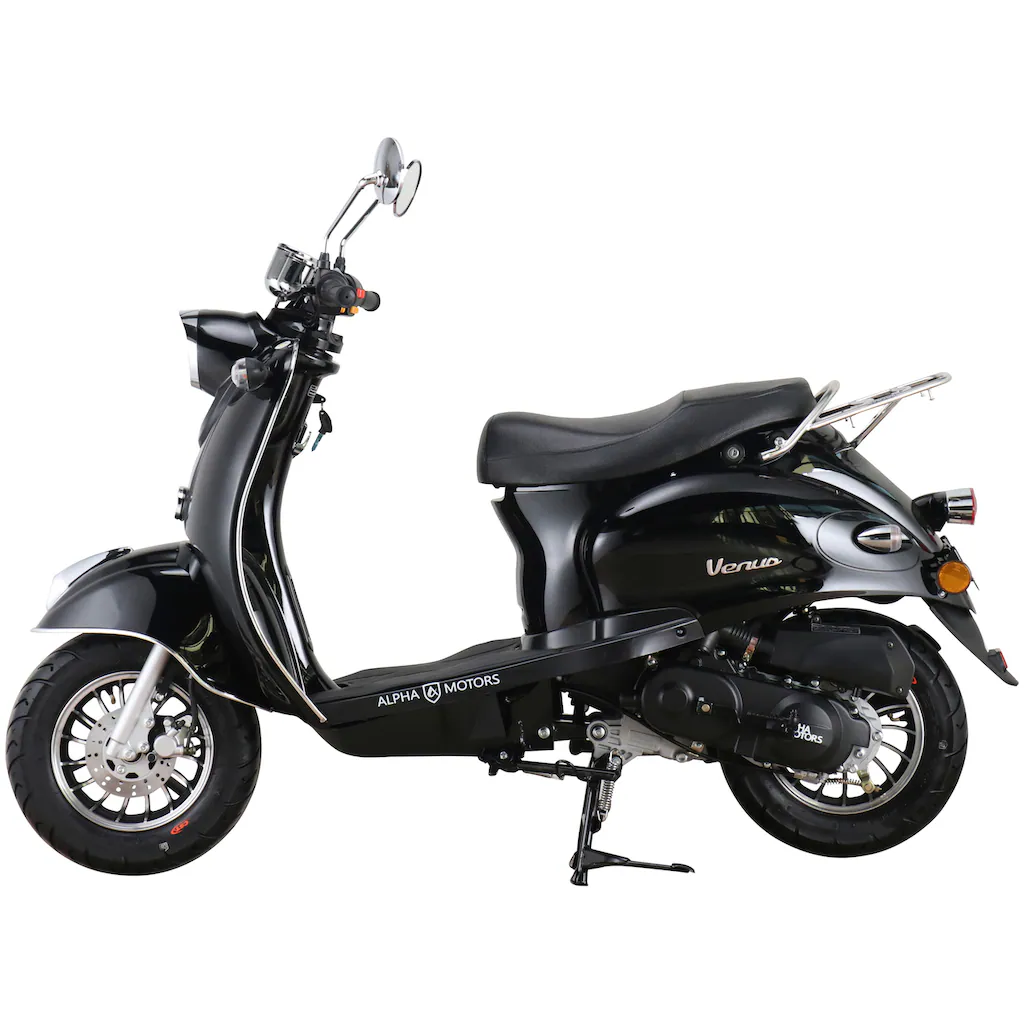Alpha Motors Motorroller »Venus« 50 cm³ 45 km/h Euro 5 2 99 PS mit USB-Anschluss im Retro-Look auf Raten Clearance-Verkauf