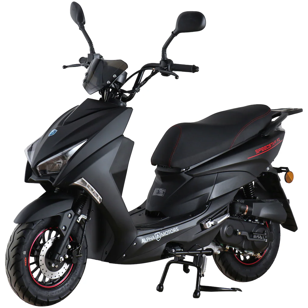 Alpha Motors Motorroller »Speedstar« 50 cm³ 45 km/h Euro 5 2 99 PS mit Lenkerschloss auf Rechnung Kostenloser Versand international