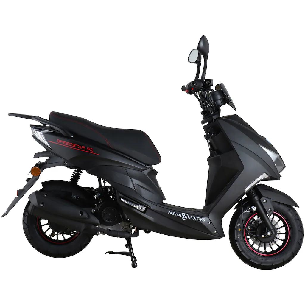 Alpha Motors Motorroller »Speedstar« 50 cm³ 45 km/h Euro 5 2 99 PS mit Lenkerschloss auf Rechnung Kostenloser Versand international