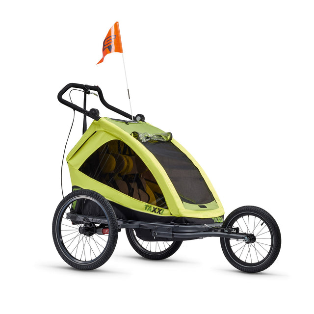 TAXXI TAXXI Kinderanhänger ELITE two Lime &vert; 2025 Große Rabatte