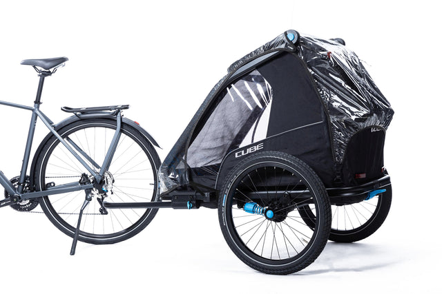 Cube CUBE Regenschutz für Kinder Fahrradanhänger Double CMPT &vert; 2025 Riesige Ersparnisse