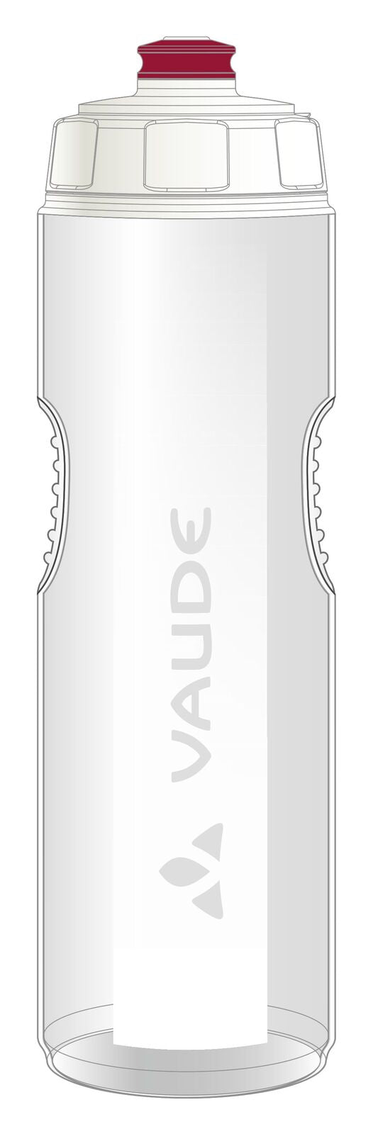 VAUDE VAUDE Fahrradflasche 750ml transparent &vert; 2025 Valentinstagsangebot