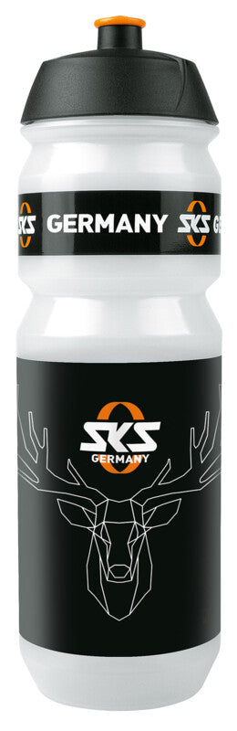 SKS SKS Trinkflasche Hirsch 750ml schwarz/weiß &vert; 2025 Blitzangebot