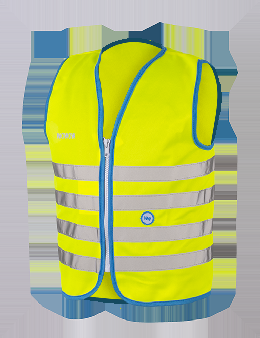 fahrrad.de u0026 Bikester Wowow Sicherheitsweste Fun Jacket für Kinder gelb &vert; 2025