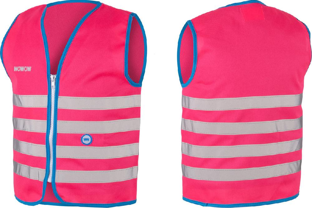 fahrrad.de u0026 Bikester Wowow Sicherheitsweste Fun Jacket für Kinder pink &vert; 2025