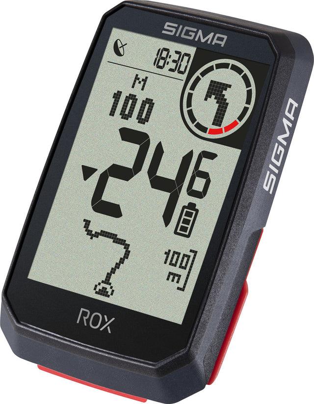 SIGMA Sigma ROX 4.0 Fahrradcomputer inkl. Vorbauhalterung schwarz &vert; 2025 Blitzverkäufe