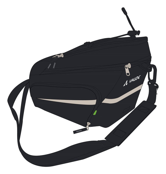 VAUDE VAUDE Silkroad Plus Gepäckträgertasche Uniclip schwarz &vert; 2025 Outlet