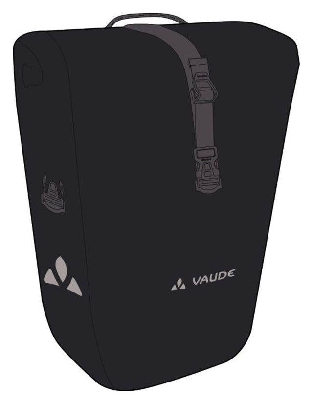 VAUDE VAUDE Aqua Back Deluxe Gepäckträgertasche schwarz &vert; 2025 Vatertagsangebot