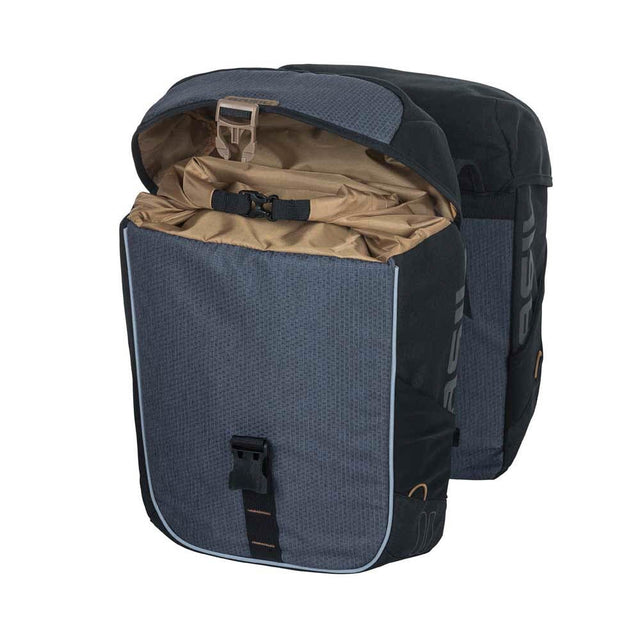 Basil Basil Miles Doppel-Gepäckträgertasche 34l blau/schwarz &vert; 2025 Neueste Mode