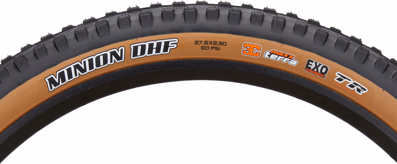 Sale Maxxis Minion DHF EXO TR 3C MaxxTerra Tanwall 27 5" Faltreifen Räumungsverkauf