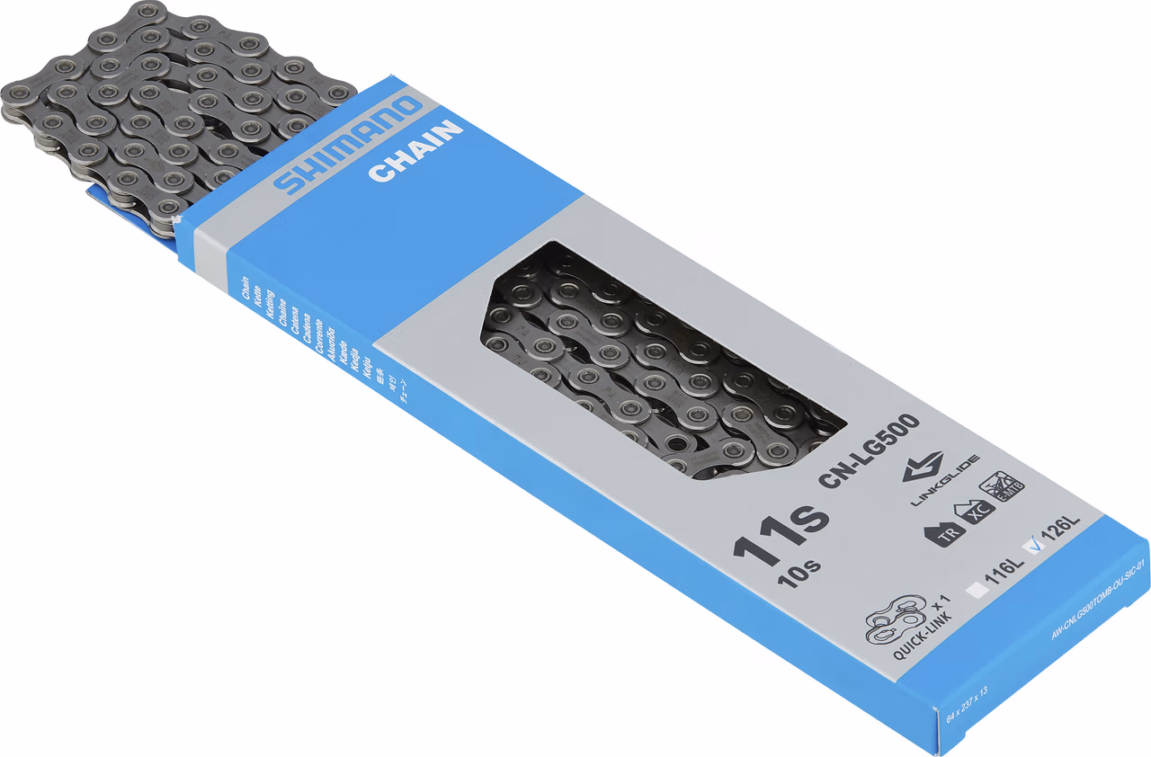 Shimano E-Bike Quick-Link Kette CN-LG500 Linkglide 9-/10-/11-fach Shimano E-Bike Quick-Link Kette CN-LG500 Linkglide 9-/10-/11-fach