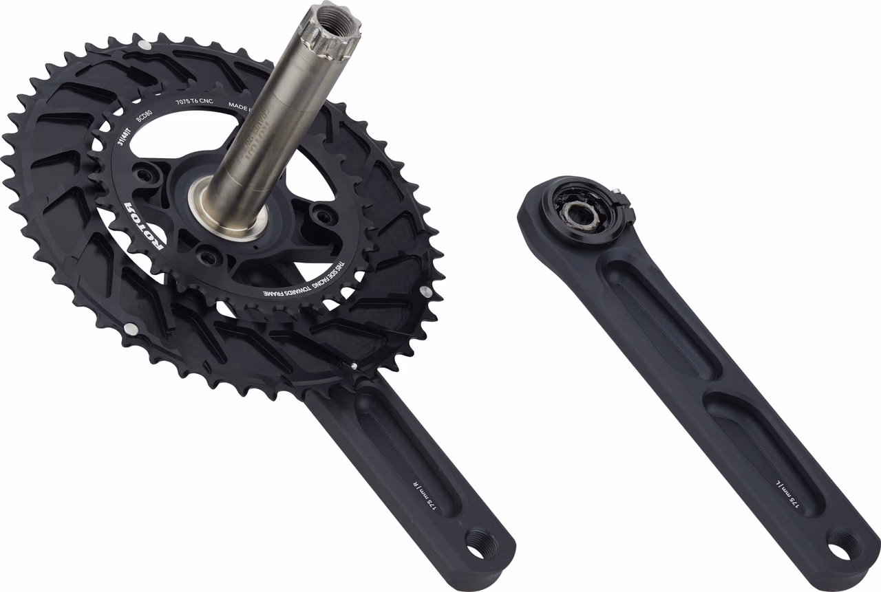Sale Rotor NS 24 Kurbelgarnitur - Werkstattverpackung - bike-components Vierteljährliche Förderung