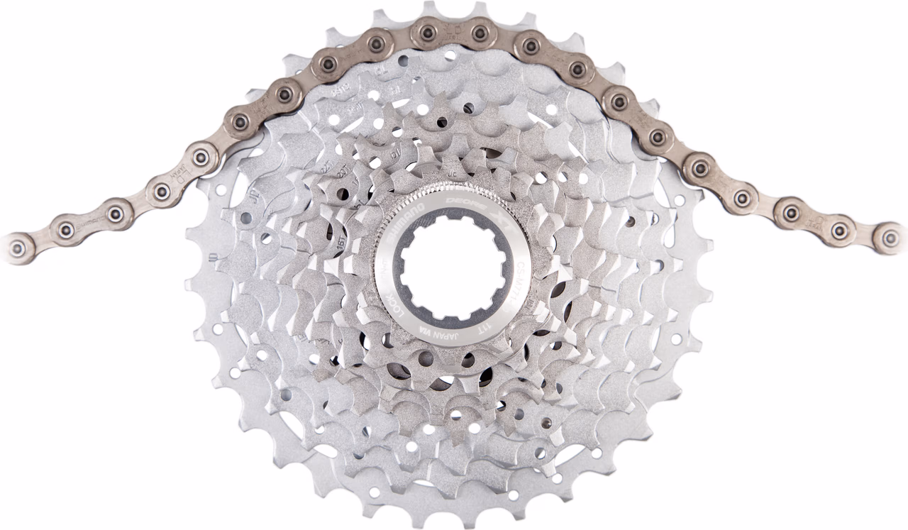 Shimano XT Kassette CS-M771-10 + Kette CN-HG95 10-fach Verschleißset Hotsell