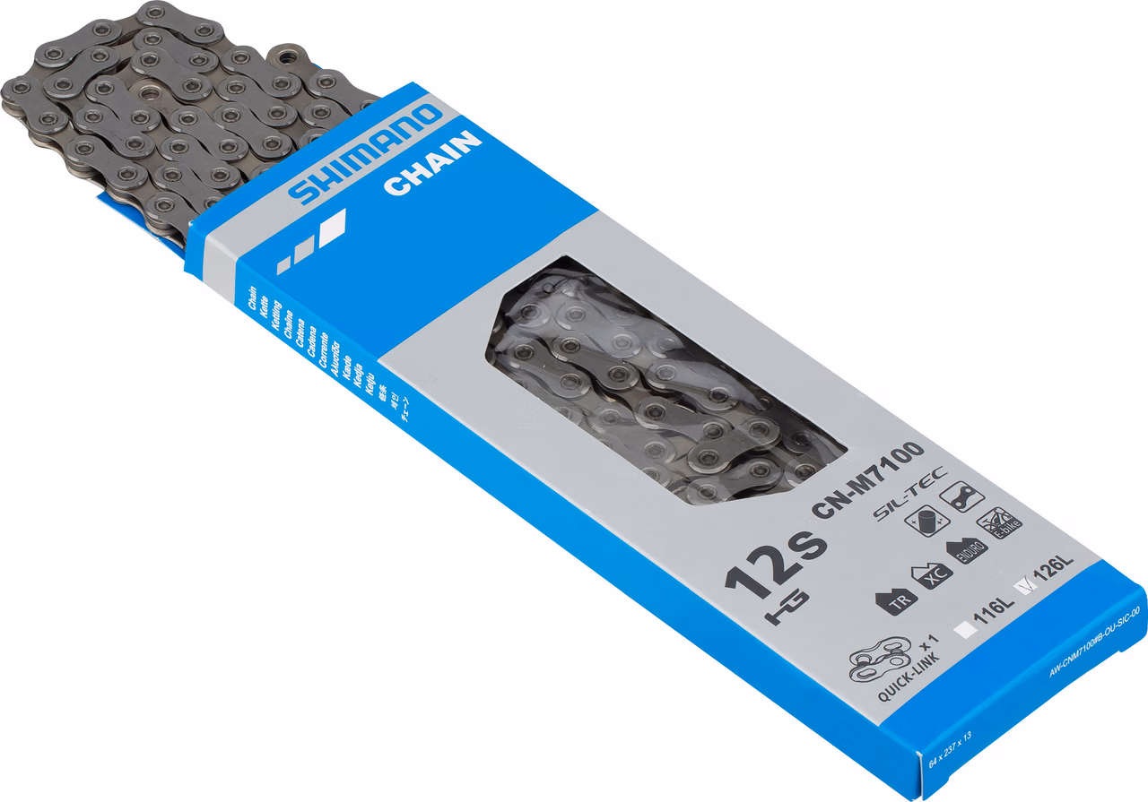 Shimano SLX Kassette CS-M7100-12 + Kette CN-M7100 12-fach Verschleißset Bestseller