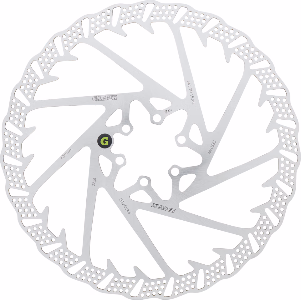 GALFER Fixed Disc Shark 2 mm MTB 6-Loch Bremsscheibe Black Friday Preise