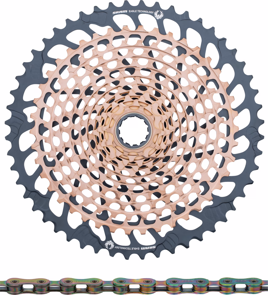 SRAM XX1 Eagle XG-1299 Kassette + PC XX1 Eagle Kette 12-fach Verschleißset Jubiläumsangebot
