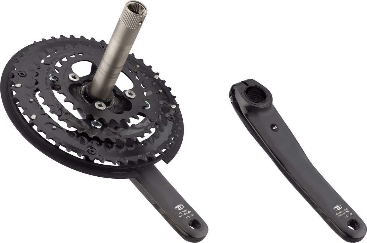 Shimano Deore Kurbelgarnitur FC-T6010 Hollowtech II mit Kettenschutzring 2025