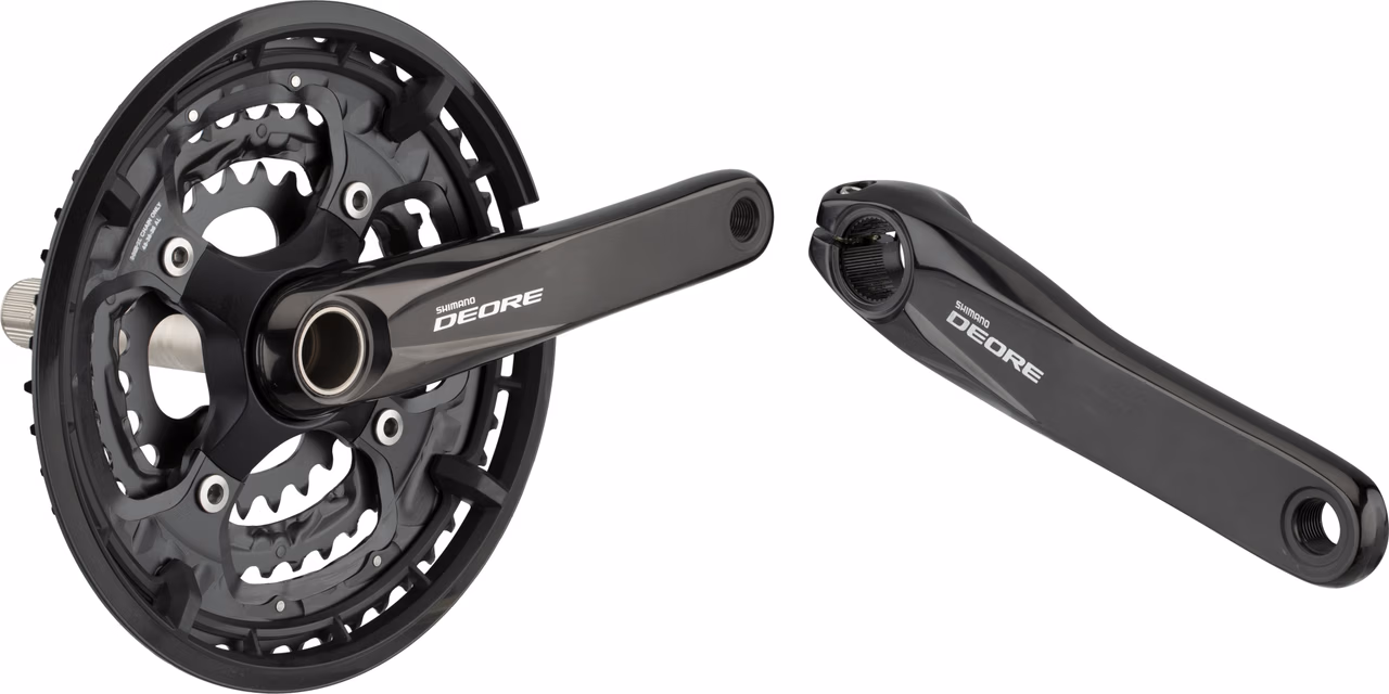 Shimano Deore Kurbelgarnitur FC-T6010 Hollowtech II mit Kettenschutzring 2025