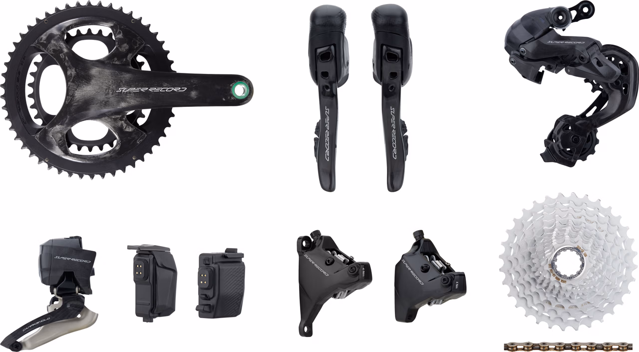 Campagnolo Super Record Wireless Gruppe 2x12-fach 34-50 160/140 - bike-components
