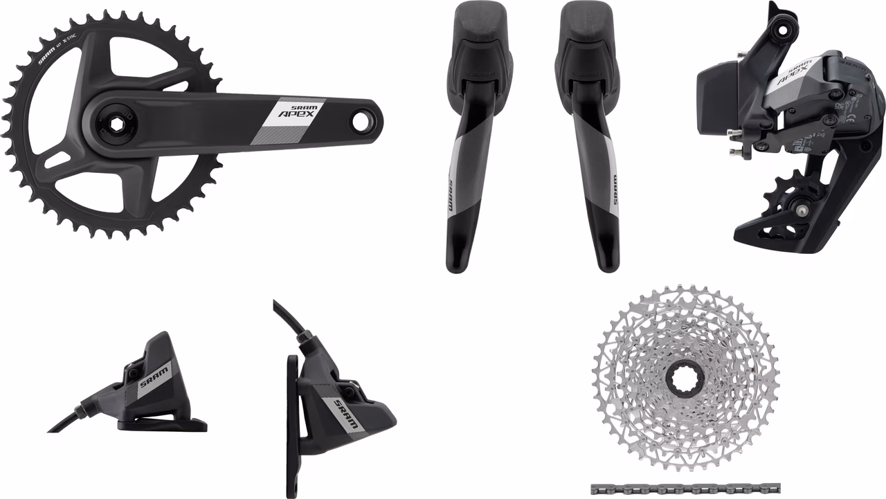 SRAM Apex 1 Wide XPLR AXS 1x12-fach Gruppe Blitzverkäufe