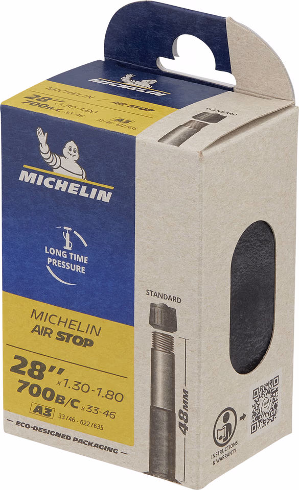 Michelin Schlauch A3 Airstop für 28" Vatertagsangebot