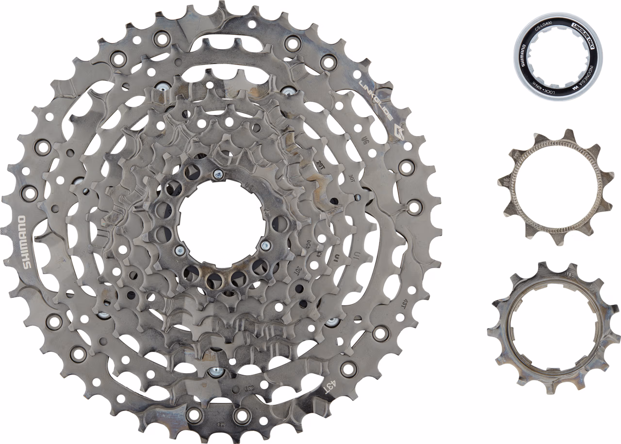 Shimano Kassette CS-LG400-10 Linkglide 10-fach Großer Ausverkauf